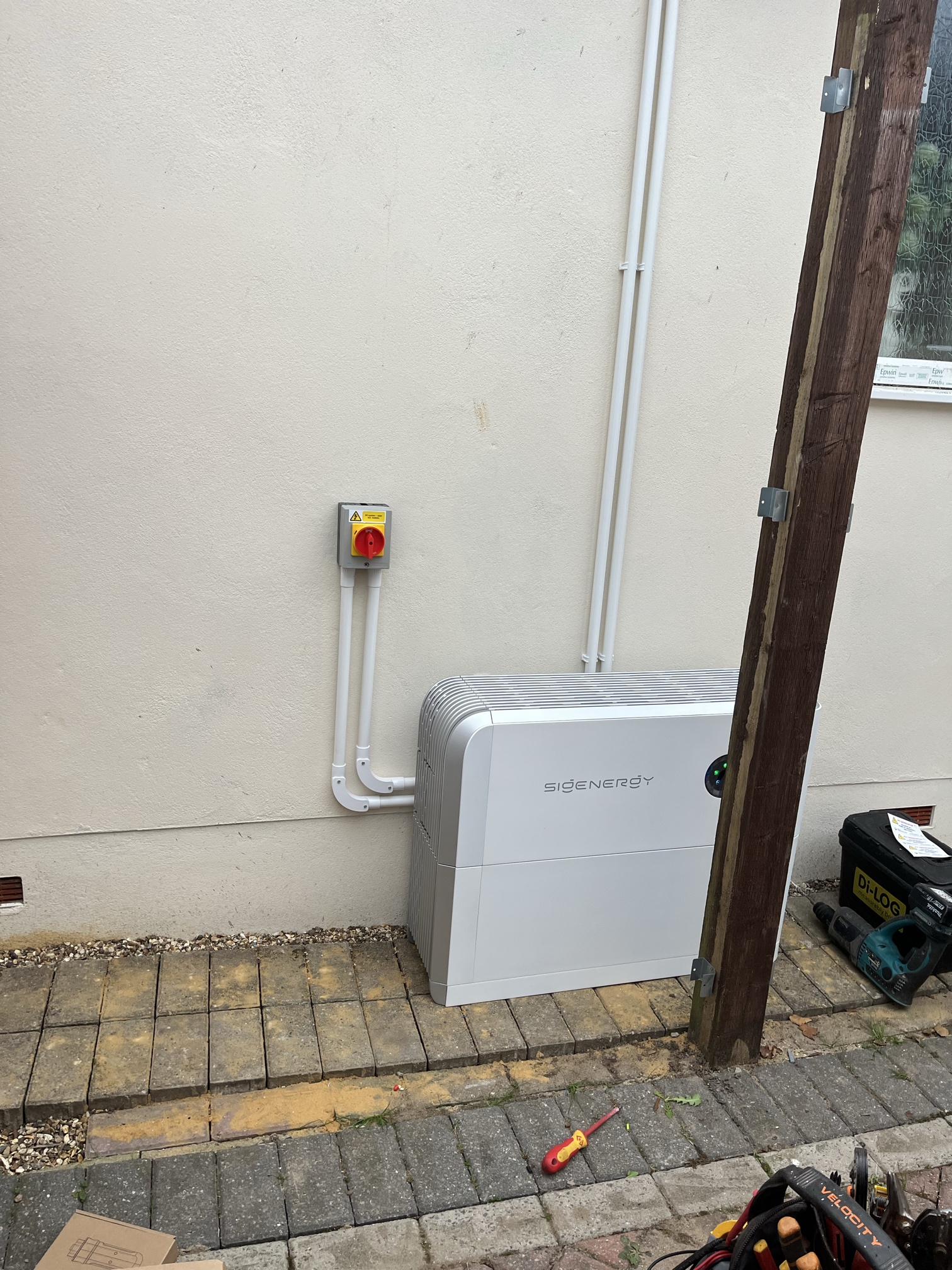 Sigenergy inverter and battery installed in Southbourne, Bournemouth